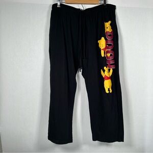 2 for$15 Disney Men’s Black Sweatpants with Pooh Design